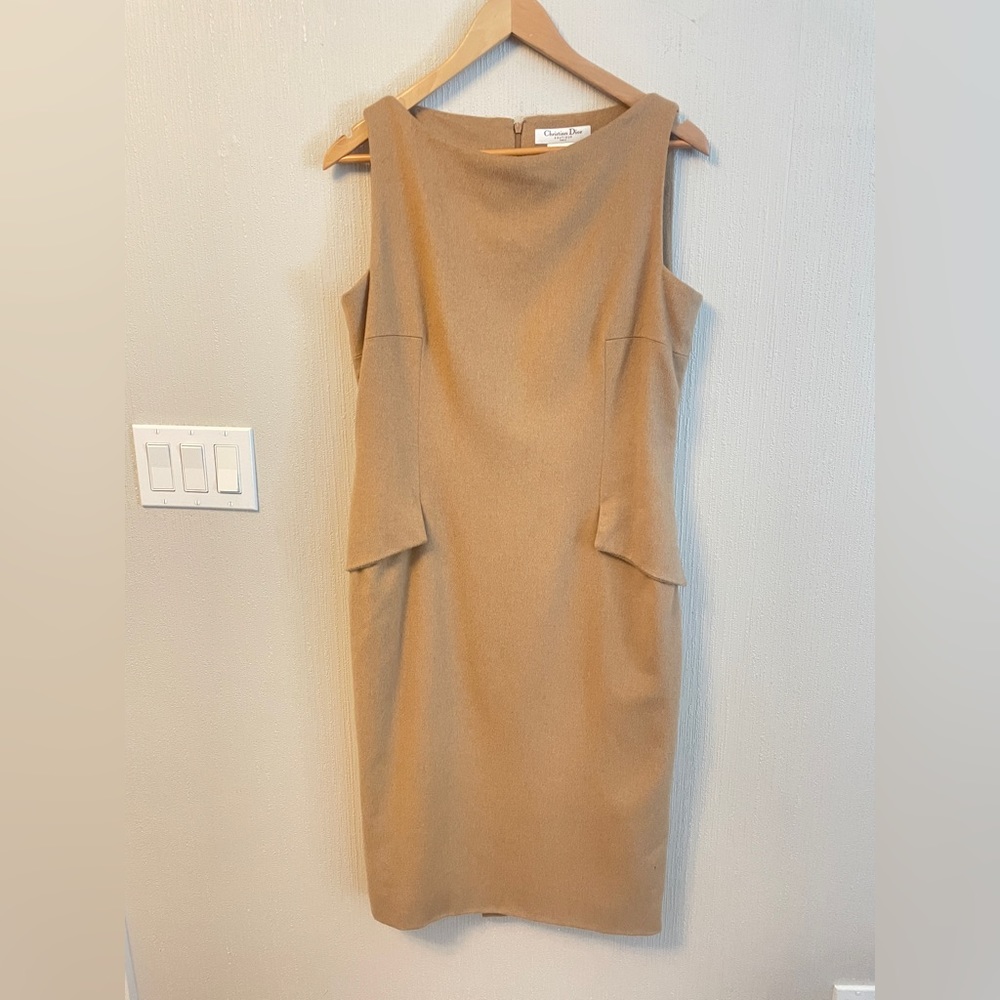 Christian Dior Camel Dress